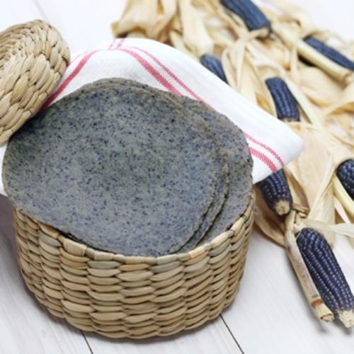 SOFT BLUE CORN TORTILLAS 10CM